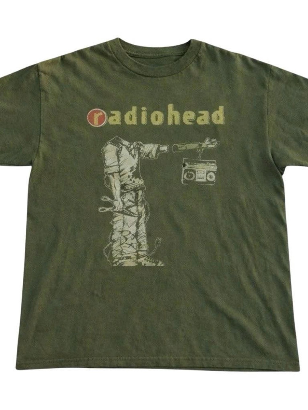 Band Graphic Tee in Green